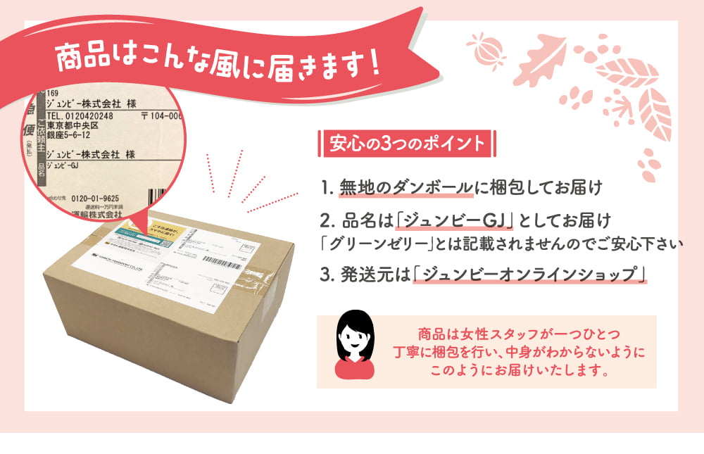 商品はこんな風に届きます！