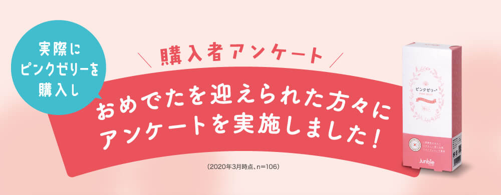 おめでたを迎えられた方々にアンケートを実施しました！