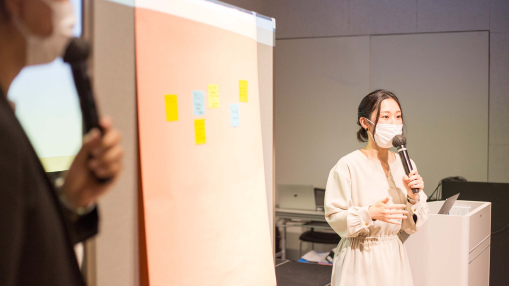 助産師・妊活コーチ 中 友里恵のセミナー風景